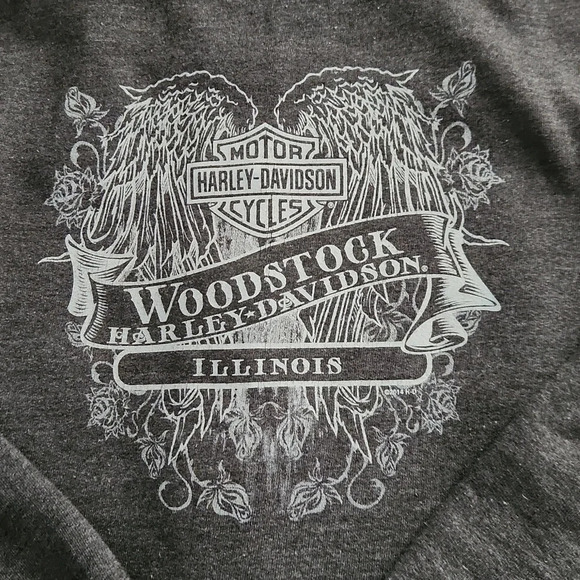 Women’s Harley Davidson XLarge zip-up crew sweatshirt - Picture 7 of 10